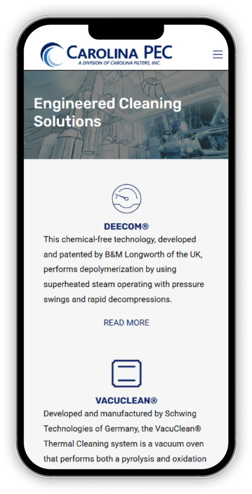 Carolina Filters Mobile Image 3 Carolina Filters Mobile Image 2