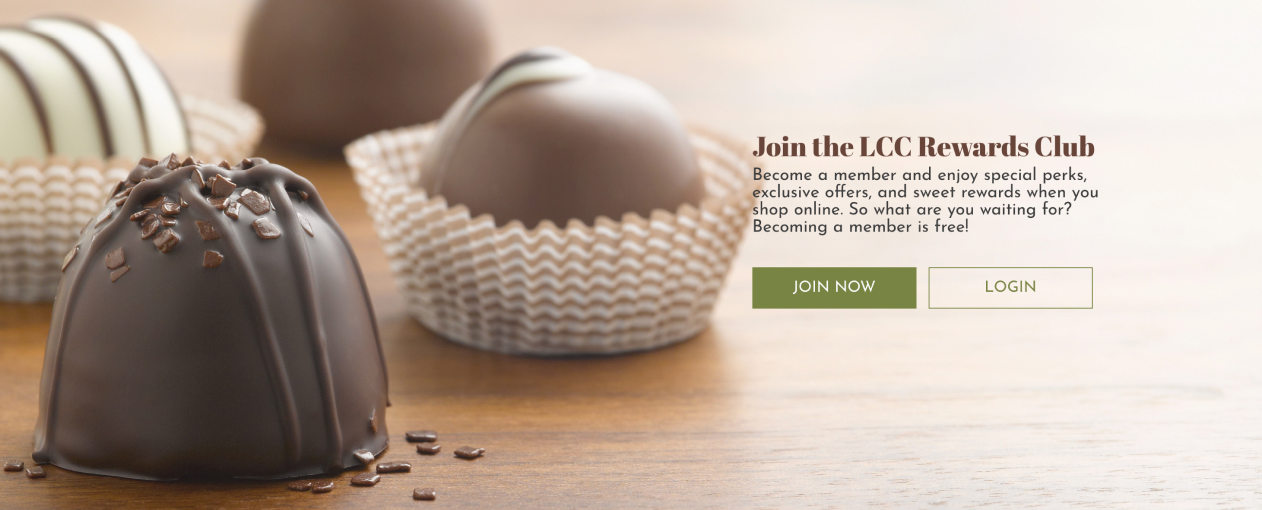 Screen shot of LCC rewards club call to action row