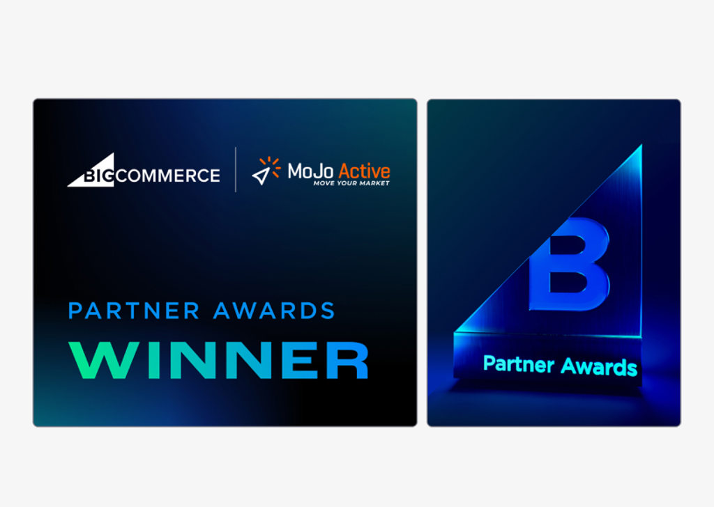 Cobranded badge for BigCommerce and Mojo Active