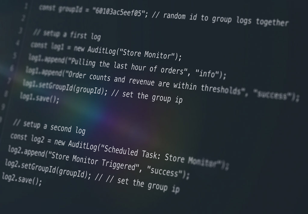 Ryzome Audit Log Code