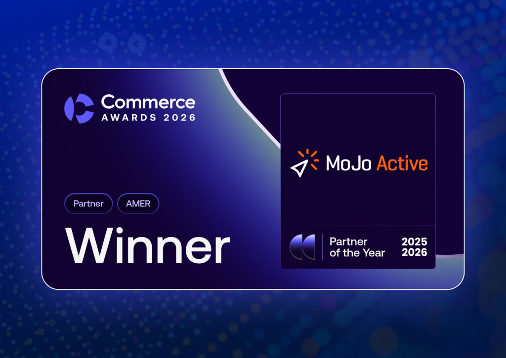 Cobranded badge for Commerce and MoJo Active