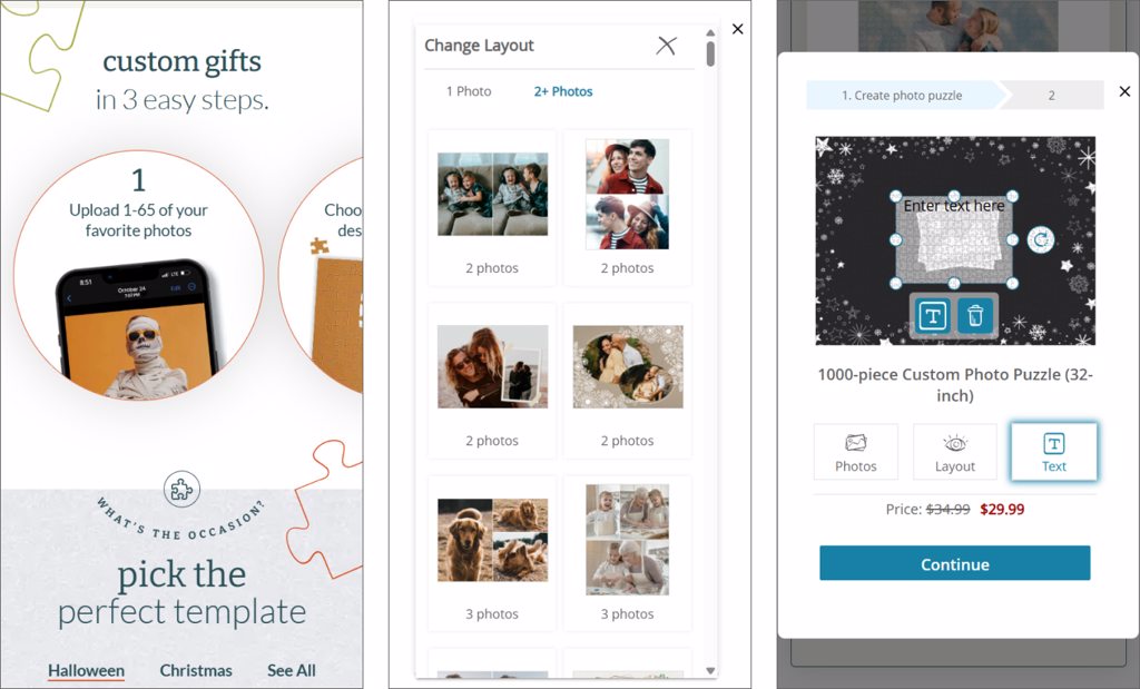 Custom Puzzle Steps Screenshots