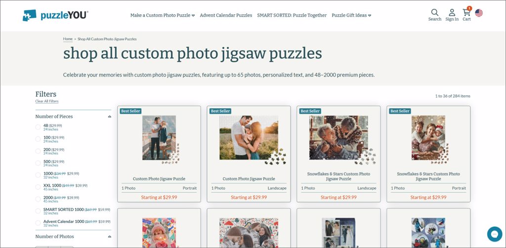puzzleYOU Shop All Screenshot